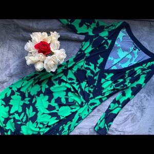 American Living Faux Wrap Dress 💚